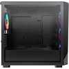 „Montech X5M“ kompiuterio korpusas, vidutinio dydžio bokštas, „Micro-ATX“, ARGB, grūdintas stiklas – Juodas