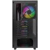 Montech XR Wood PC-kompiuterio korpusas, Midi-Tower, ATX, ARGB, Tempered Glass – juodos spalvos
