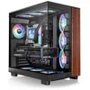 Thermaltake View 380 XL WS ARGB , Tower-case - juodas/holz, Tempered Glass x 2, Holz-Struktur