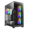 Xilence XILENT Gleam, Tower-case - juodas, Tempered Glass
