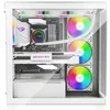 Xilence XILENT Gleam, Tower-case - baltas, Tempered Glass