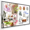 Monitorius System interaktywny Samsung Flip WM75FX - 190 cm (75") Klasa przekątnej WMFX Series wyświetlacz LCD su podświetleniem LED - Edukacja / Biznes - mit interaktives Whiteboard integriert, Jutiklinis ekranas (Multitouch) - Tizen OS - 4K UHD (2160p) 3840 x 2160 - Pilka