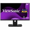 ViewSonic VG2448a-2 24 colių „Full HD Monitorius SuperClear® IPS LED“ su berėme krašteliu trijose pusėse su VGA, HDMI, „DipsplayPort“, 4 USB jungtimis, garsiakalbiais ir visiškai ergonomišku stovu, dideliu pakreipimo kampu, dviejų krypčių pasukimu, plonam klientui montuojamu dizainu.