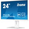 Monitorius Iiyama ProLite PROLITE XUB2492HSU-W5 - 1920 x 1080 FHD - 16:9 - 1000:1 - 250 cd/m² - 4 ms - 1 x DisplayPort (digital), 1 x HDMI (digital), 1 x VGA (analogue) - Baltas