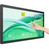 Monitorius Hannspree HO221PTB signage display Płaski panel Digital Signage 54,5 cm (21.4") LCD 600 cd/m Full HD Juodas Ekran dotykowy