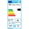 Monitorius NEC MultiSync EA244WMi-WH, 24", WUXGA, DP, DVI, HDMI, Baltas, Grade A4