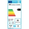 Monitorius NEC MultiSync EA244WMi-WH, 24", WUXGA, DP, DVI, HDMI, Baltas, Grade A4