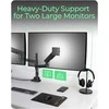 Icy Box Laikiklis biurkowy na 2 monitory 24" - 57" (IB-MS702-T)