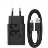 Sieninis įkroviklis „Motorola TurboPower“ 33 W USB-A su laidu USB-A į USB-C 1 m juodos spalvos