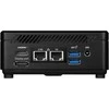 Mini desktop PC MSI Cubi 5 1M-440BEU barebone Core 3 / WiFi 6E + BT 5.3 / 1×2.5Gbps + 1x1Gbps juodos spalvos