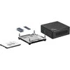 Mini desktop PC MSI Cubi 5 1M-440BEU barebone Core 3 / WiFi 6E + BT 5.3 / 1×2.5Gbps + 1x1Gbps juodos spalvos