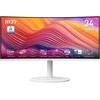 MSI Modern MD342CQPWDE kompiuterio monitorius 86,4 cm (34") 3440 x 1440 pikselių itin platus „Quad HD“ LCD, baltas