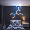 Sieninis šviestuvas Nanoleaf Lines Flexible Connector 3 Pcs
