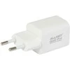 Allnet Z ALLNET Ersatznetzteil QC USB-C PD GaN įkroviklis Power Supply45Watt 1x USB Typ-A QC 1x USB Typ-C**EU PLUG**