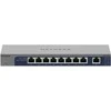 Šakotuvas Netgear 8X 1G PORT UNMANAGED SWITCH - 10G/MULTI-GIG UPLINK PORT