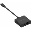 Adapteris USB NETGEAR USB-C - RJ-45 + USB-C Juodas (USB2ETH-10000S)