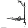 Laikiklis NEOMOUNTS DESK MOUNTED SIT-STAND WORKSTATION (SCREEN, KEYBOARD &amp; MOUSE)