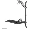 Laikiklis NEOMOUNTS WALL MOUNTED SIT-STAND WORKSTATION (SCREEN, KEYBOARD &amp; MOUSE)