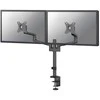 Laikiklis NEOMOUNTS SCREEN STALO MONTUVAS DVIEM EKRANAMS, Juodas (CLAMP+GROMMET)