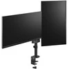 Laikiklis NEOMOUNTS SCREEN STALO MONTUVAS DVIEM EKRANAMS, Juodas (CLAMP+GROMMET)