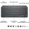 Belaidė klaviatūra Logitech MX Keys Mini, Grafito spalvos