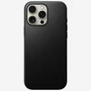 Dėklas Nomad Modern Leather case, juodas - iPhone 16 Pro Max