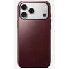 Nomad Modern odinis dėklas, bordo (Horween) – iPhone 17 Pro Max