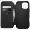 Dėklas Nomad Leather Folio, juodas - iPhone 16 Pro Max