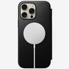 Dėklas Nomad Leather Folio, juodas - iPhone 16 Pro Max