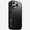 Dėklas Nomad Leather Folio, juodas - iPhone 16 Pro Max
