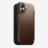 „Nomad Modern“ odinis dėklas, rudas – „iPhone 17“