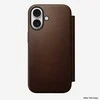 „Nomad Modern“ odinis dėklas, rudas – „iPhone 17“