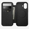Dėklas Nomad Modern Leather Folio, juodas - iPhone 17