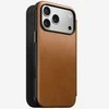 Nomad Modern Leather dėklas, ruda – iPhone 17 Pro Max