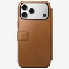 Nomad Modern Leather dėklas, ruda – iPhone 17 Pro Max