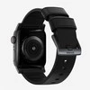 Išmaniojo laikrodžio Apple odinis dirželis, Juodos spalvos, 42/44mm