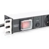 Assmann Electronic DIGITUS 19inch Outlet stripe 7x su ir apsauga nuo perkrovos juodas