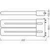 Osram 20W LED lemputė DULUX, 2G10, baltos matinės sp., 4000K