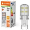 Osram 3W LED lemputė, G9, skaidri, 2700K, dimeriuojama