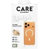 „Panzer Glass CARE by PanzerGlass“ madingas „Samba“ su baltu „MagSafe iPhone 17 Pro Max“ apsauginiu stikliuku