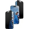 „Panzer Glass“ itin plataus pritaikymo „Fastfit“ privatumo stiklas, skirtas „iPhone 17 / 16 Pro“