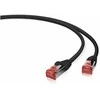Goobay 0,5 m CAT 6 pataisų kabelis, S/FTP (PiMF), juodas