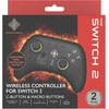 Žaidimų valdiklis DELTACO GAMING belaidis, Switch 2 su C mygtuku, RGB, makro mygtukais, juodas GAM-198 / 4222476