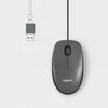 Logitech M100 Laidinė pelė USB-A 1000 DPI, Juoda