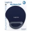 LOGILINK ID0027B LOGILINK - Gelis Pelės kilimėlis su riešo atrama support, mėlynas