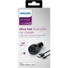 Philips Automobilinis pakrovėjas 5V / 3.1A 15.5W, iPhone, iPad, iPad mini