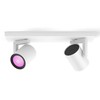 Philips Hue Baltas & Color Ambiance Argenta lubinis šviestuvas baltas • 2 taškų
