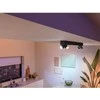 Philips Hue Baltas &amp; Color Ambiance Centris lubinis šviestuvas juodas • 4 taškų
