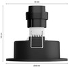 Philips Hue Baltas&Col. Amb.Centura Einbausp 3flg alum 3x4.2W