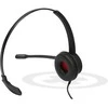 Ausinės Adesso Plusonic Rinkinys Słuchawkowy On Ear 6337-10.1P su laidu Juodas